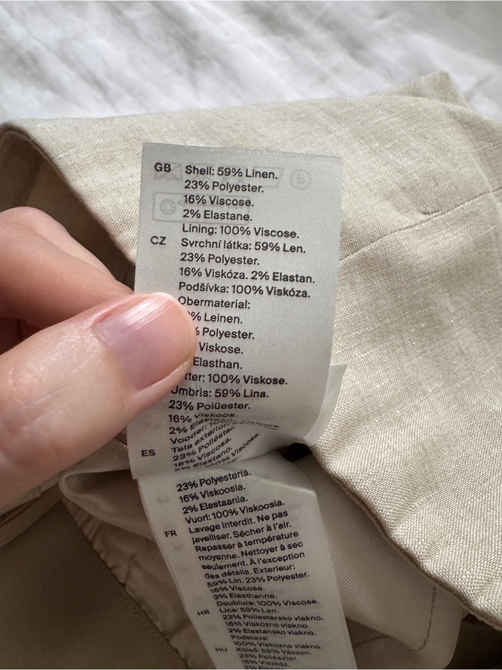 COS Linen Strapless Top - Picture 7 of 7